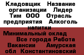 Кладовщик › Название организации ­ Лидер Тим, ООО › Отрасль предприятия ­ Алкоголь, напитки › Минимальный оклад ­ 20 500 - Все города Работа » Вакансии   . Амурская обл.,Константиновский р-н